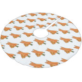 Karrot cartoon illustratie kerstboom rok (Gekanteld)