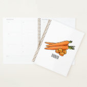 Karrot cartoon illustratie planner (Display)