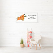 Karrot cartoon illustratie spandoek (Insitu)
