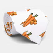 Karrot cartoon illustratie stropdas (Opgerold)