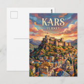 Kars Turkije Briefkaart (Voorkant / Achterkant)