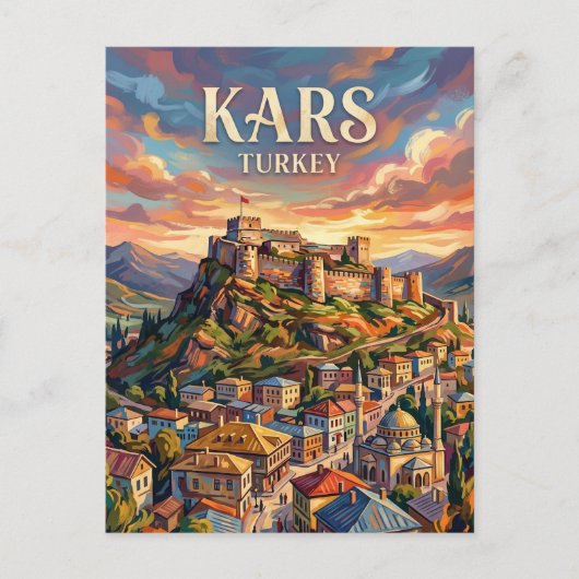 Kars Turkije Briefkaart (Voorkant)