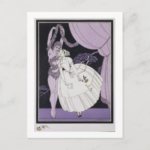 Karsavina, 1914 (pochoir print) 2 briefkaart