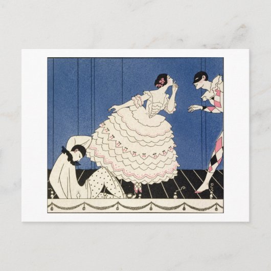 Karsavina, 1914 (pochoir print) briefkaart (Voorkant)