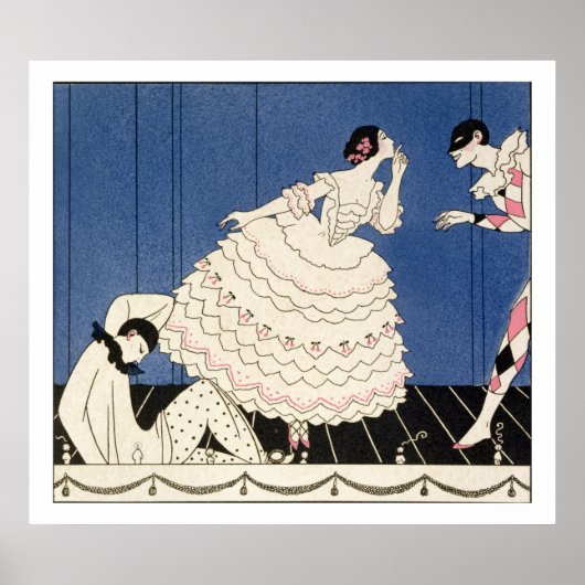 Karsavina, 1914 (pochoir print) poster (Voorkant)