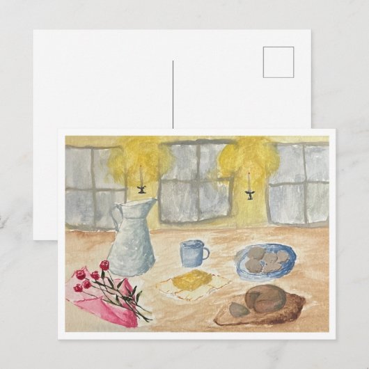 Karslicht ansichtkaart briefkaart (Voorkant / Achterkant)