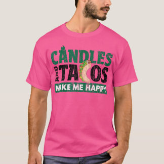Karsmaker Grappige Kaarsen En Tacos T-shirt