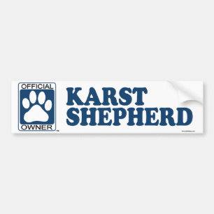 Karst Shepherd Blue Bumpersticker