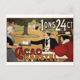 Karstel Cocoa 1897, ingediend door Johann Georg va Briefkaart