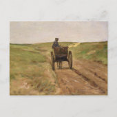 Kart in Katwijk, 1889 Briefkaart (Voorkant)