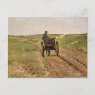 Kart in Katwijk, 1889 Briefkaart