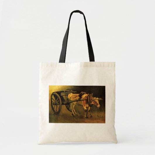 Kart met Red en White Ox door Vincent van Gogh Tote Bag (Voorkant)