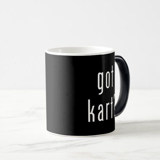 Kart? Mok - zwart (Voorkant rechts)