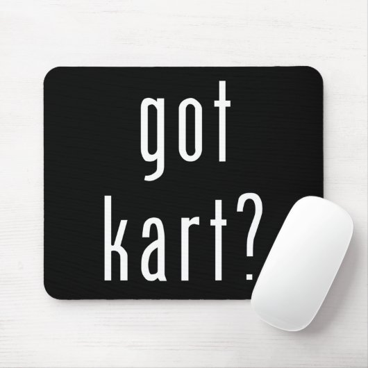 Kart? mousepad - zwart muismat (Met muis)