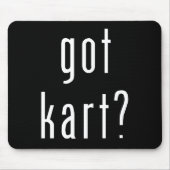 Kart? mousepad - zwart muismat (Voorkant)