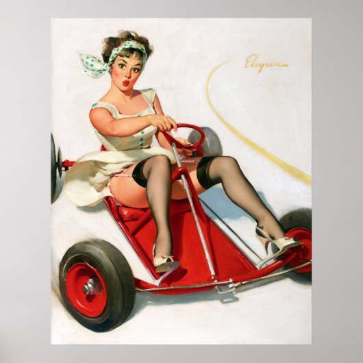 Kart omhoog poster (Voorkant)