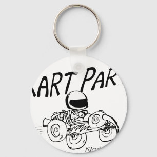 Kart Party Black Logo Sleutelhanger