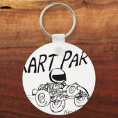 Kart Party Black Logo Sleutelhanger (Voorkant)