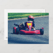 Kart Racing Briefkaart (Voorkant / Achterkant)