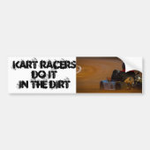 Kart Racing Bumpersticker (Voorkant)