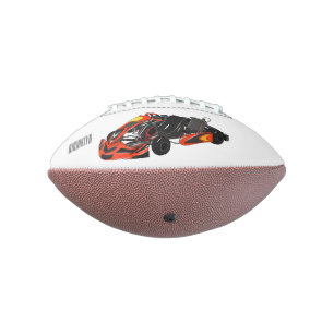 Kart racing cartoon afbeelding american football