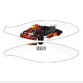 Kart racing cartoon afbeelding basketbal (Panelen)