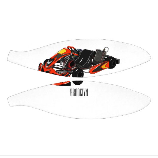 Kart racing cartoon afbeelding basketbal (Panelen)