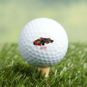 Kart racing cartoon afbeelding golfballen (Insitu Shirt)