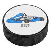 Kart racing cartoon afbeelding hockey puck (3/4)