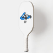 Kart racing cartoon afbeelding pickleball paddle (Links)