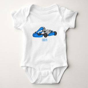 Kart racing cartoon afbeelding romper