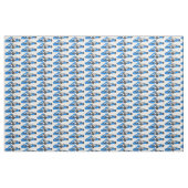 Kart racing cartoon afbeelding stof (Fat Quarter)