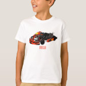 Kart racing cartoon afbeelding t-shirt (Voorkant)