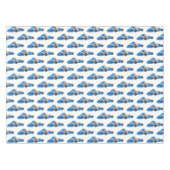 Kart racing cartoon afbeelding tafelkleed (Voorkant (Horizontaal))