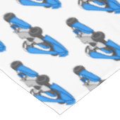 Kart racing cartoon afbeelding tafelkleed (Gekanteld)