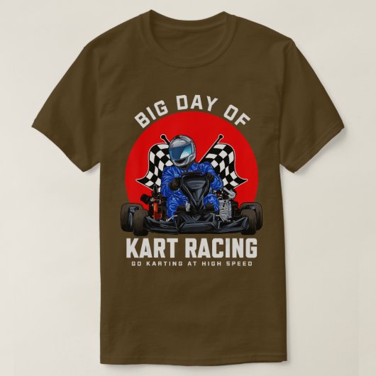 Kart Racing GoKart Racer Gokart Racetrack Race T-shirt (Design voorkant)