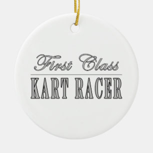Kart Racing Kart Racers : Kart Racer eerste klasse Keramisch Ornament