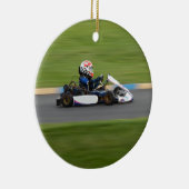 Kart Racing Keramisch Ornament (Rechts)