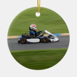 Kart Racing Keramisch Ornament