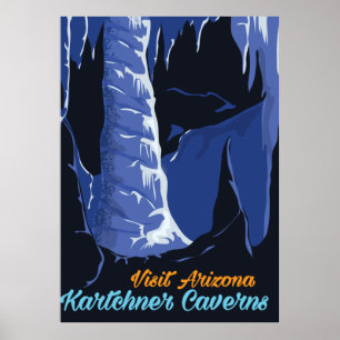 Kartchner Caverns - Arizona, poster voor oldtimers