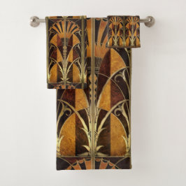 KARTDECO HOUTINLAY FANS LAMP SHADE BAD HANDDOEK