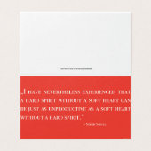 Karte – Card – Sophie Scholl – Quote – White Rose Kaart (Buitenkant ongevouwen)