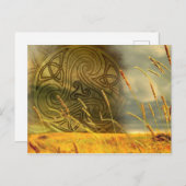 Karte celtic Tris Briefkaart (Voorkant / Achterkant)