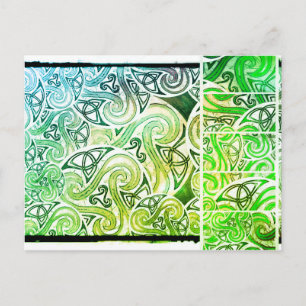 Karte celtic Tris Briefkaart