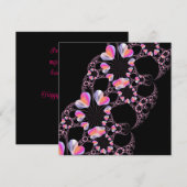 Karte für een platte vakantie feestdagenkaart (Voorkant / Achterkant)