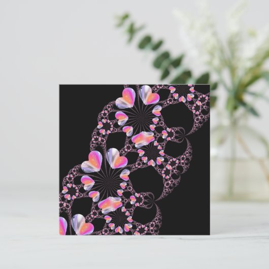 Karte für een platte vakantie feestdagenkaart (Staand voorkant)