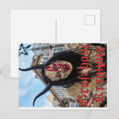 Karte Gruß vom Krampus Briefkaart (Voorkant / Achterkant)