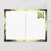 Karte, keltischer Knoten, Pfote, Hund Briefkaart (Achterkant)