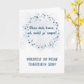 Karte - Willst du meine Trauzeugin sein Kaart (Gele Bloem)