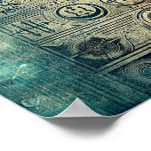 Karte zur versunkenen Stadt Atlantis Poster (Hoek)